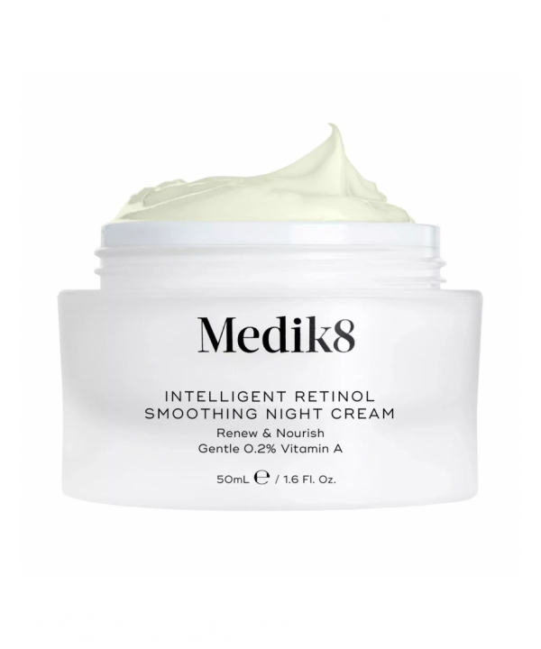 Відновлюючий та живильний нічний крем з 0,2% вітаміну А Medik8 Intelligent Retinol Smoothing Night Cream 50mL