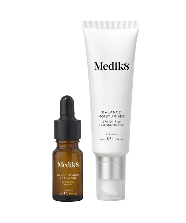 Крем із пробіотиками Medik8 Balance Moisturiser with Glycolic Acid