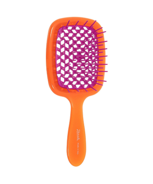 Щітка для волосся Janeke Superbrush Оранжева з рожевим