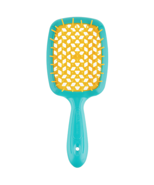 Щітка для волосся Janeke Superbrush М'ятна з жовтим
