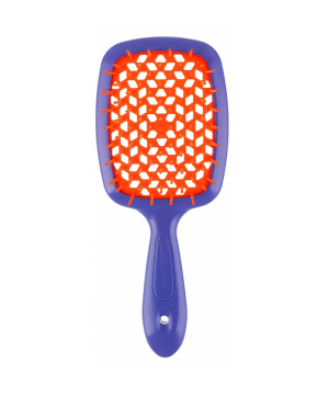 Щітка для волосся Janeke Superbrush Фіолетова з оранжевим