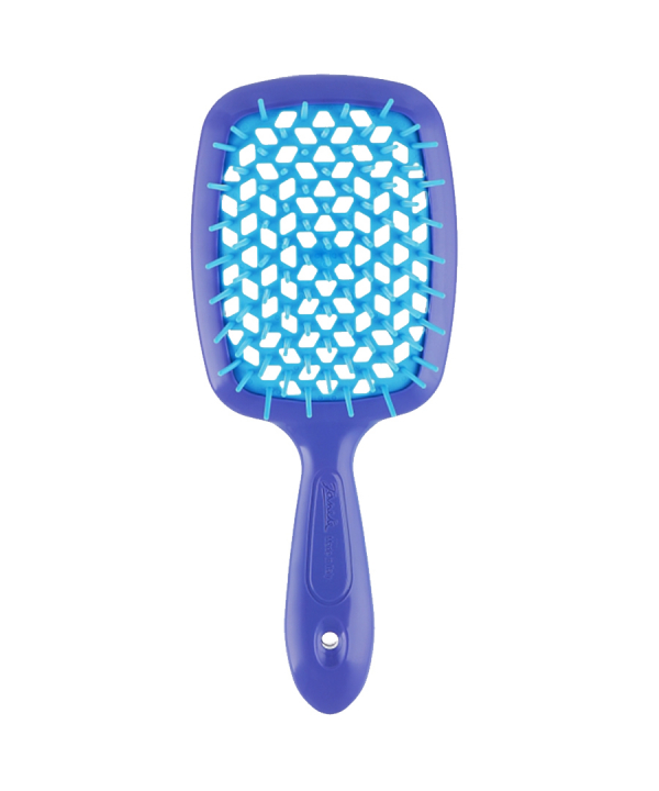 Щітка для волосся Janeke Superbrush Фіолетова з блакитним
