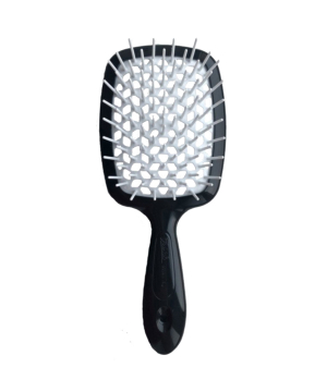 Щітка для волосся Janeke Superbrush Чорна з білим