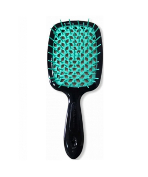 Щітка для волосся Janeke Superbrush Чорна з ментоловим