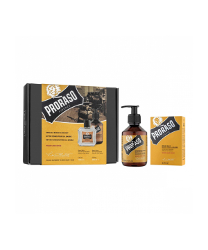 Подарунковий набір по догляду за бородою Proraso Beard Kit Wood & Spice