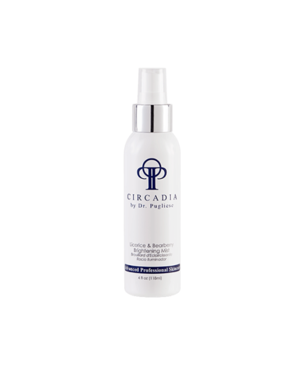 Спрей для обличчя на основі екстрактів солодки та мучниці Circadia Licorice & Bearberry Brightening Mist 118mL