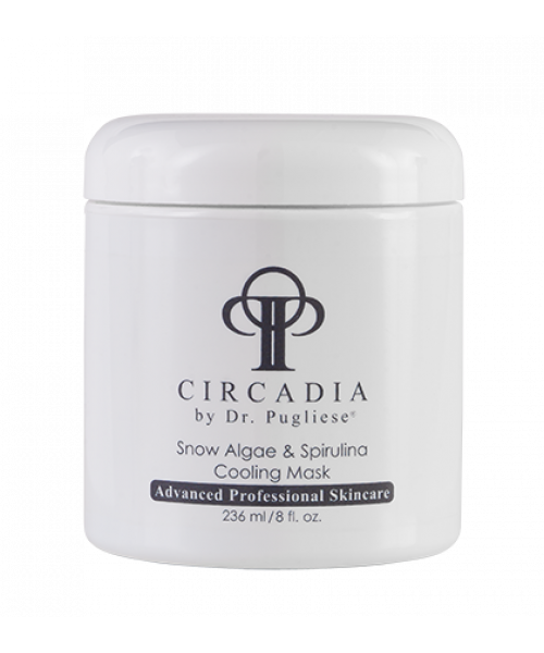 Охолоджувальна маска для обличчя з водоростей спіруліна Circadia Snow Algae and Spirulina Cooling Mask 236mL