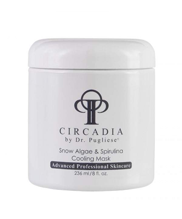 Охолоджувальна маска для обличчя з водоростей спіруліна Circadia Snow Algae and Spirulina Cooling Mask 236mL