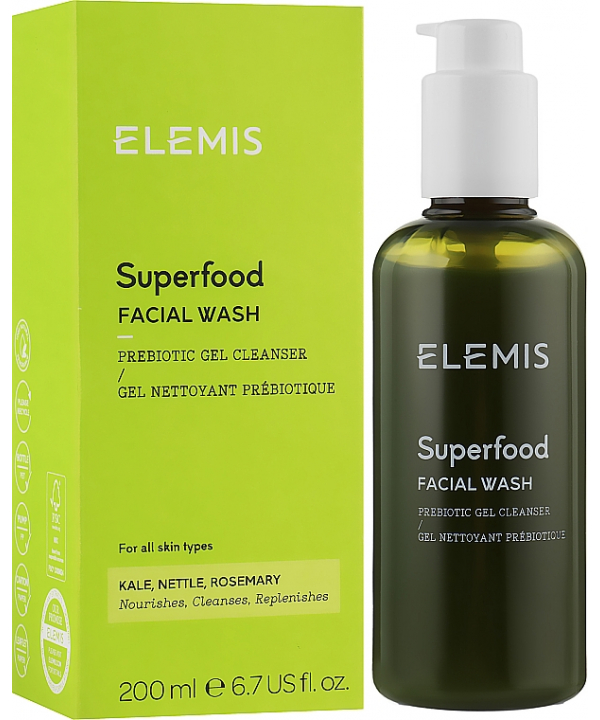 Гель-очищувач Elemis Superfood Facial Wash 200mL