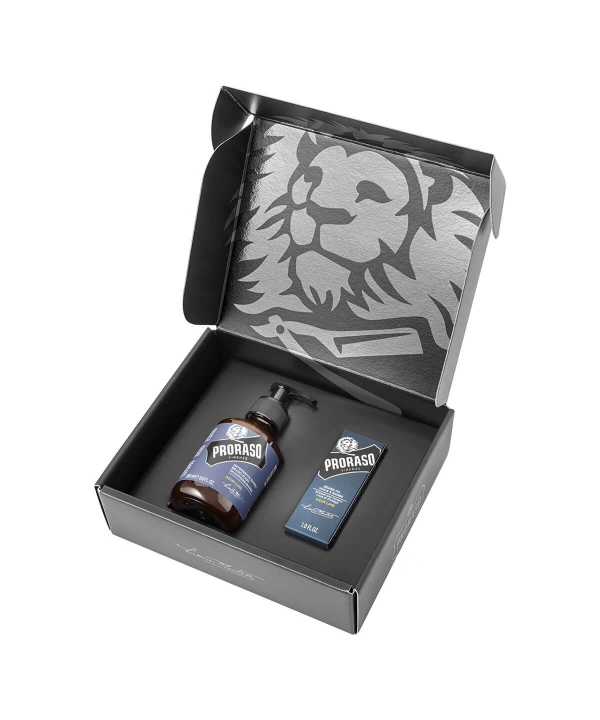 Подарунковий набір по догляду за бородою Proraso Duo Pack Azur Lime