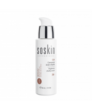 Гель для обличчя «Енергія та Сяяння» з вітаміном С Soskin Brightness-vitality serum 30mL