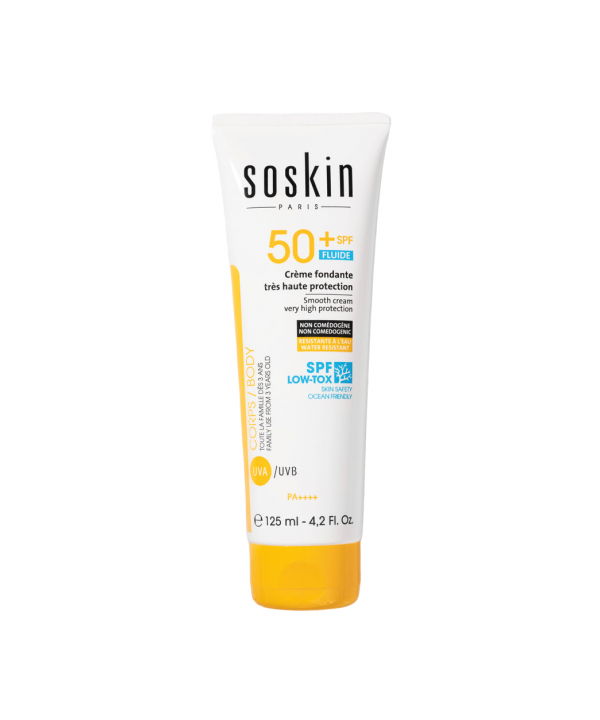 Солнцезащитный крем для лица и тела Soskin Smooth cream body & face very high protection 125mL