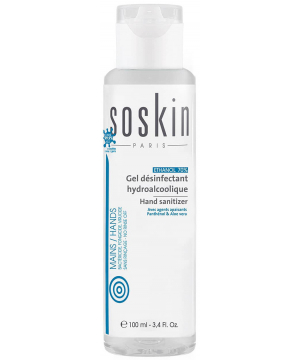 Санітайзер для рук з алоє Soskin Hand Sanitizer 100mL